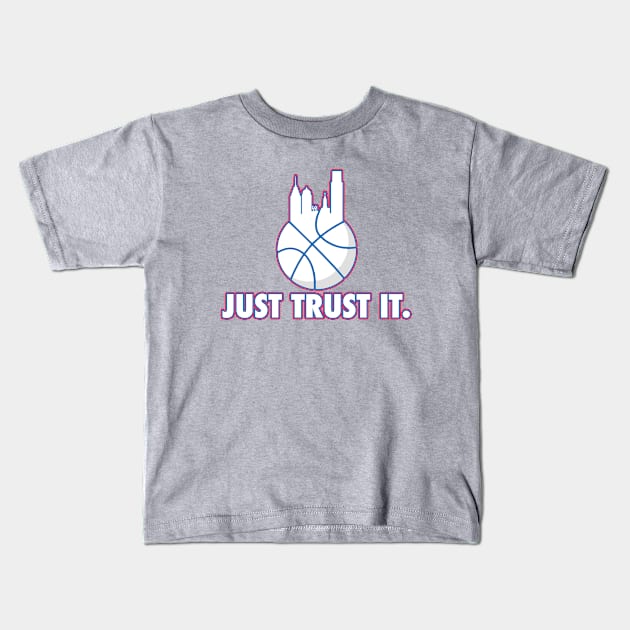 Just Trust It (White) Kids T-Shirt by OptionaliTEES